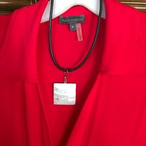 Very Unique Square Shell Pendant